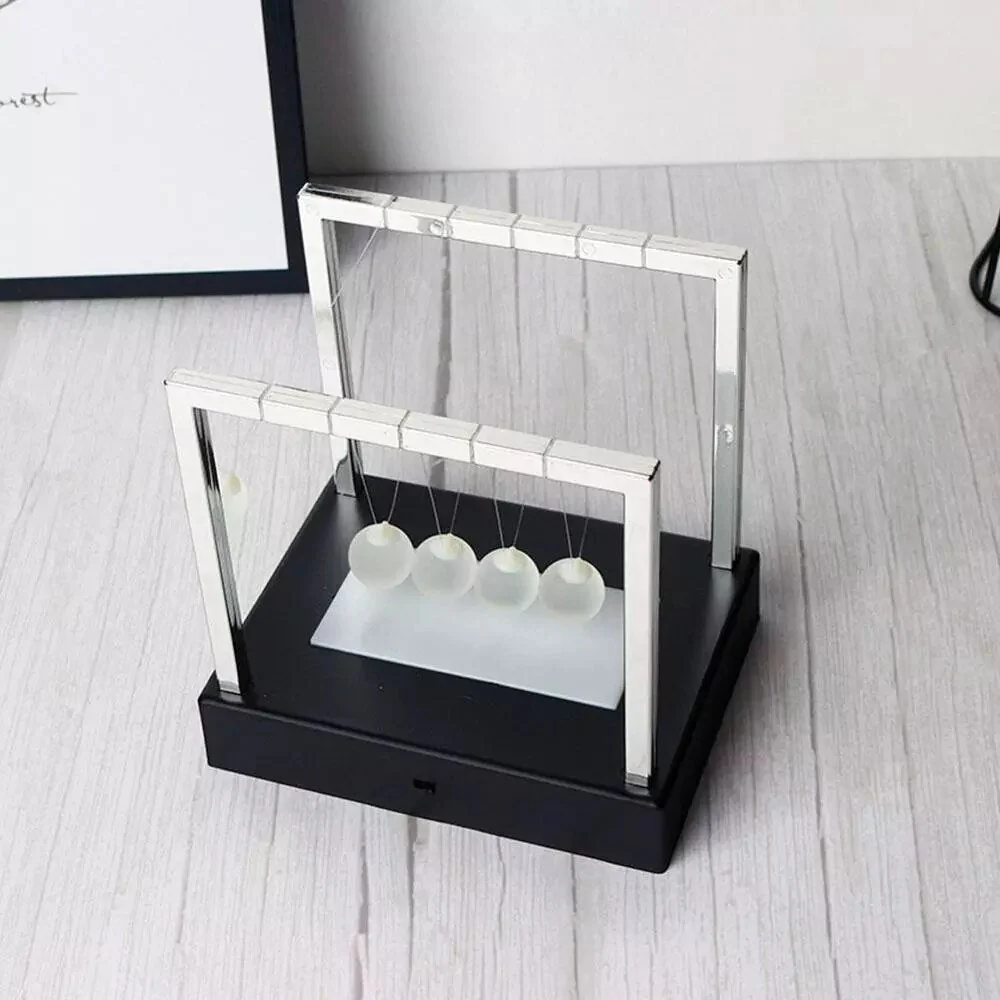 Newtons Cradle Led Colorful Science Toy - Image 5