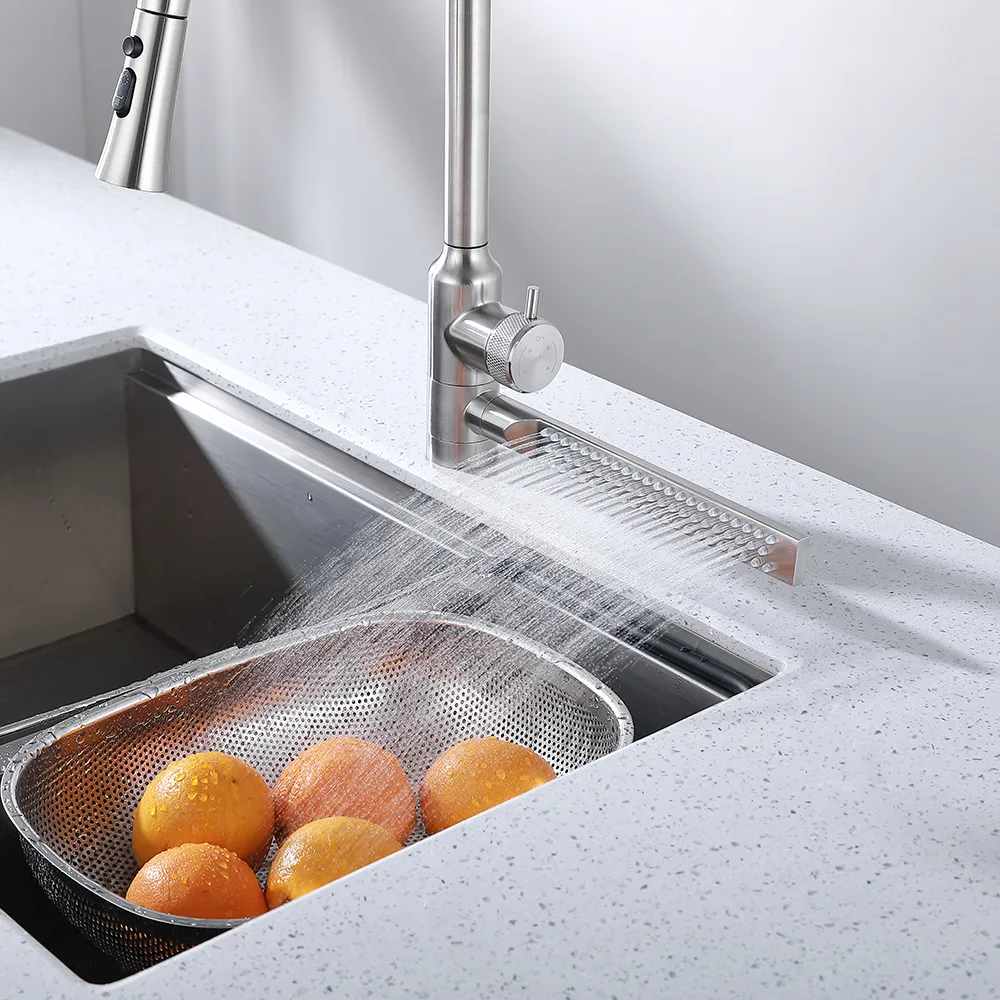 Next Level Rainfall Pull Out Waterfall Kitchen Faucet - Image 4