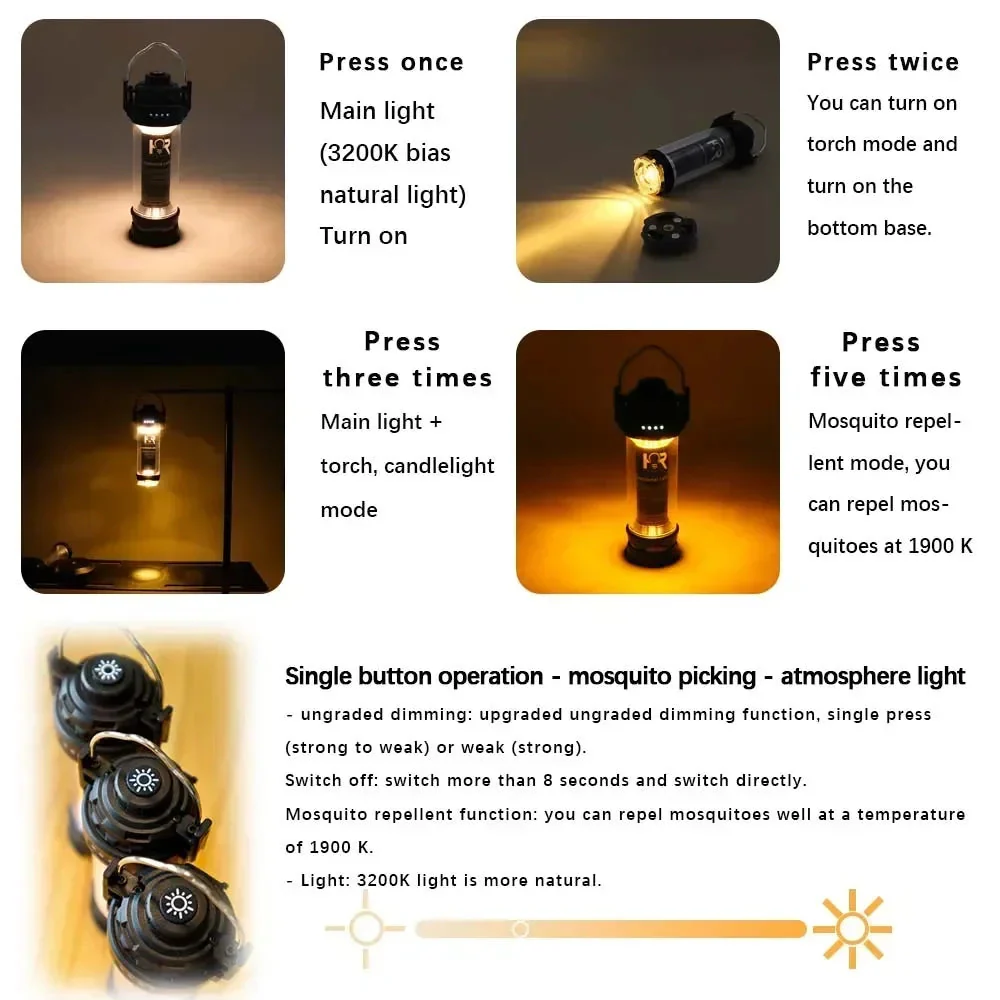 Night Guardian Multi-Mode USB LED Lantern - Image 3