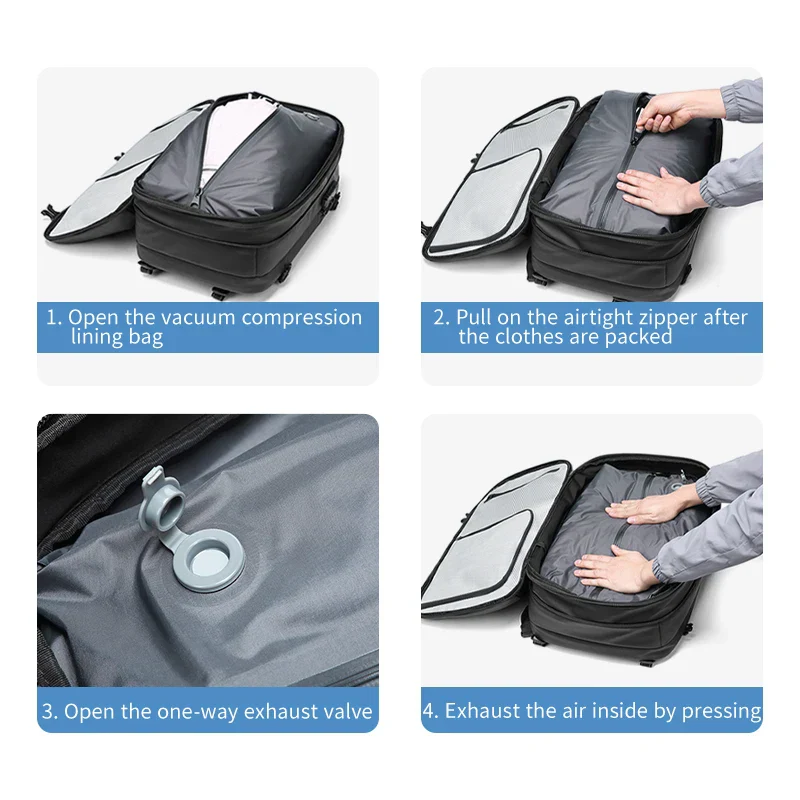 Ninja Trail Stealth Anti-Theft Travel Backpack - Image 3