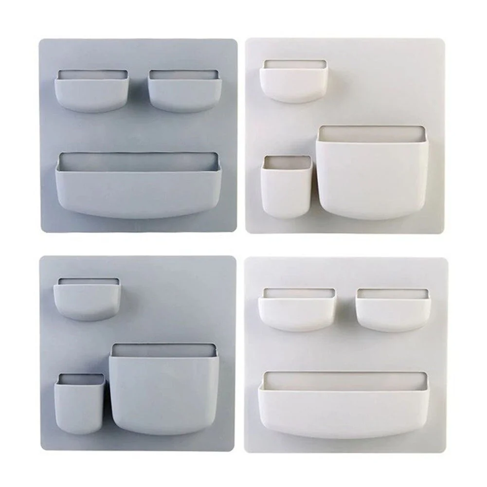 No-Drill Minimal Soft Pastel Wall Stuff Organizer - Image 8