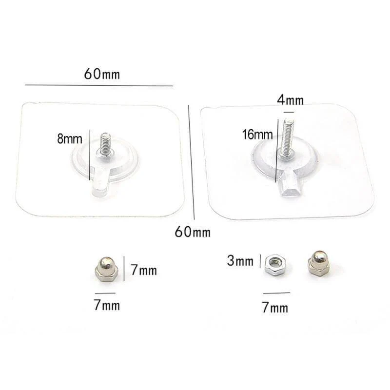 No Drill Stickers Hook Screw - Image 11