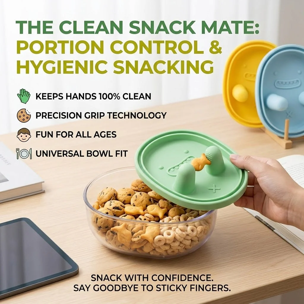 No Mess Clean Hands Snack Bowl - Image 2