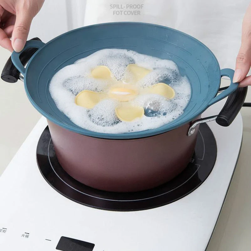 No Spill Anti Overflow Pot Cooking Lid - Image 10