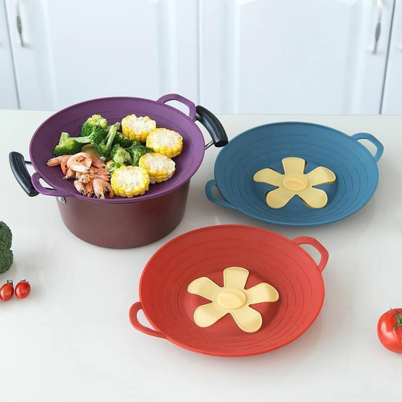 No Spill Anti Overflow Pot Cooking Lid - Image 7