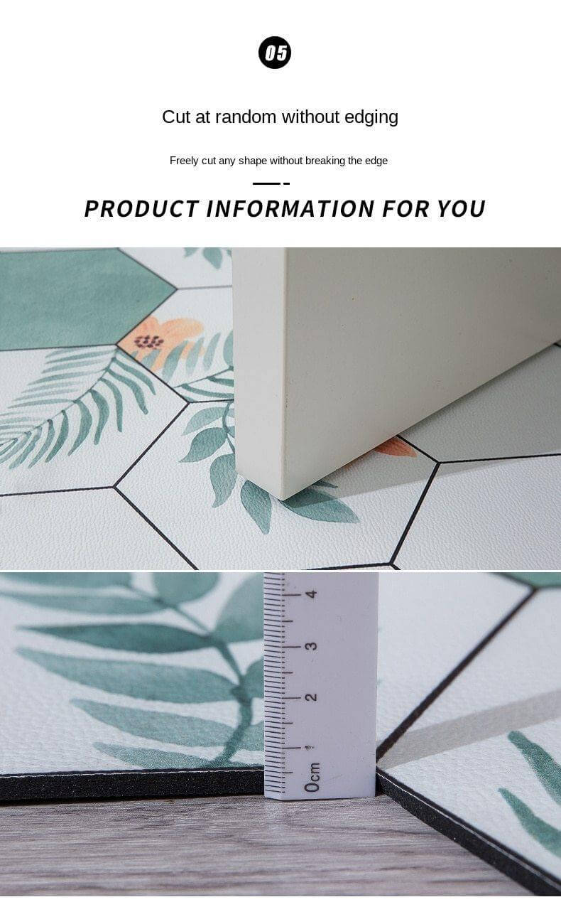 Non-Slip Dust Proof Nordic Style Hexagon Door Mat - Image 11