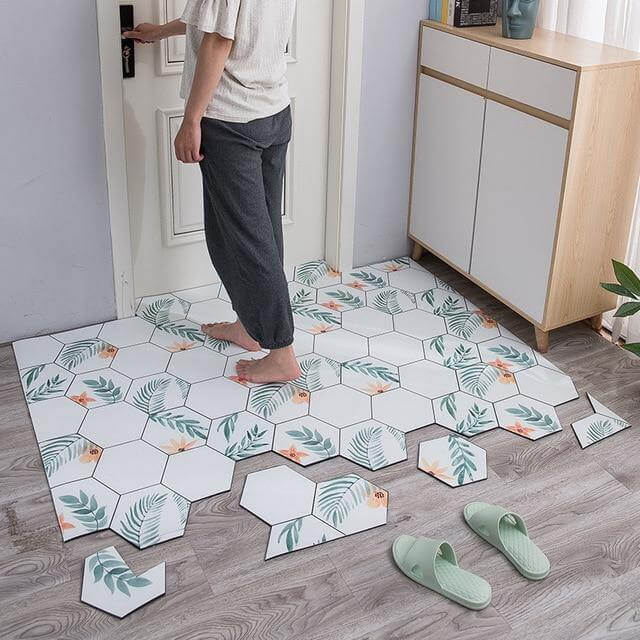 Non-Slip Dust Proof Nordic Style Hexagon Door Mat - Image 12