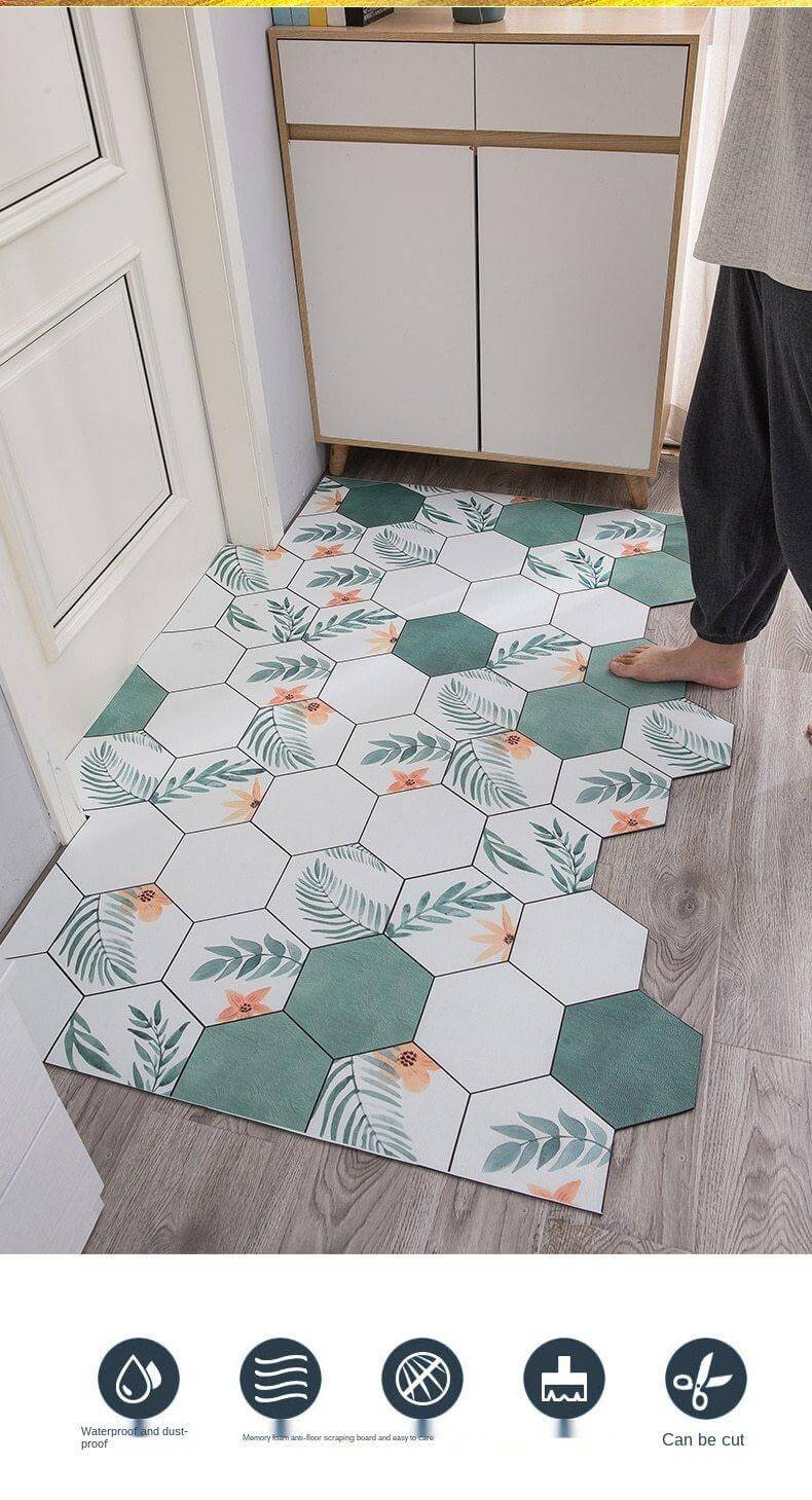 Non-Slip Dust Proof Nordic Style Hexagon Door Mat - Image 15