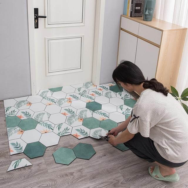 Non-Slip Dust Proof Nordic Style Hexagon Door Mat - Image 6