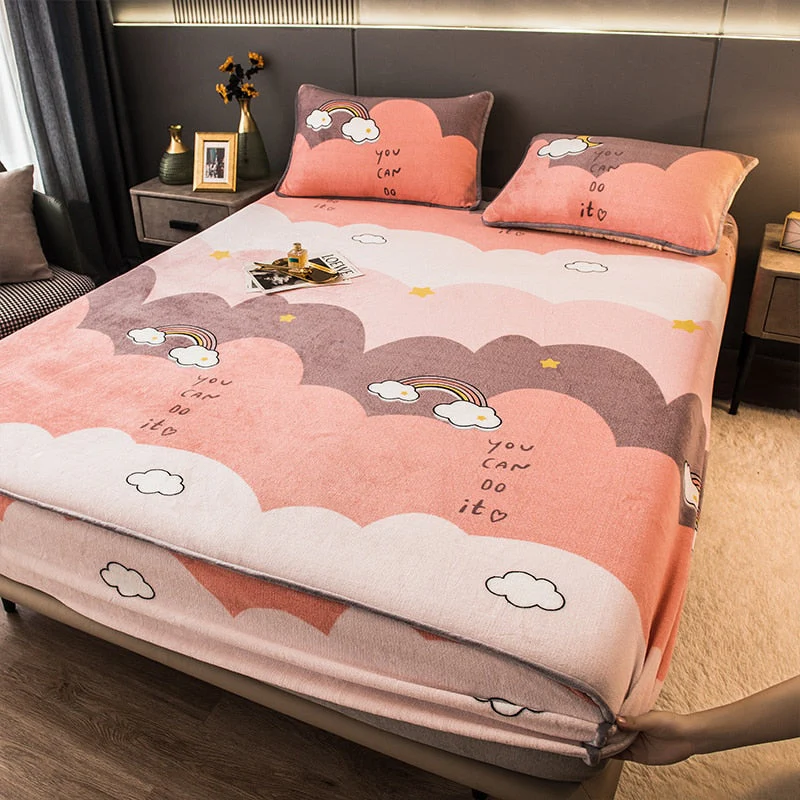 Non-Slip Elastic Thick Soft Mattress Cover - Image 13