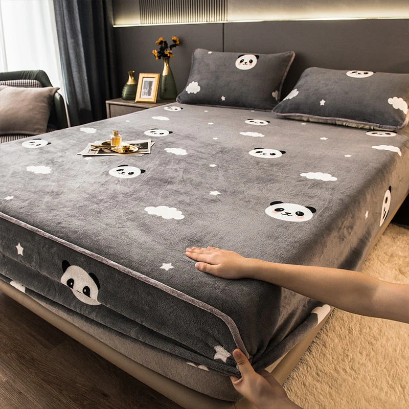 Non-Slip Elastic Thick Soft Mattress Cover - Image 14
