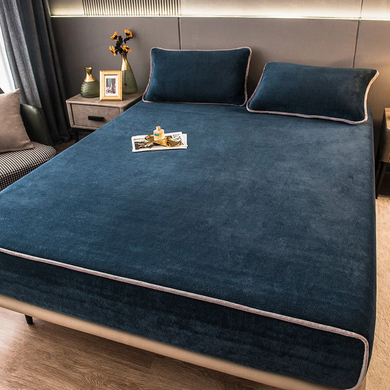 Non-Slip Elastic Thick Soft Mattress Cover - Image 18