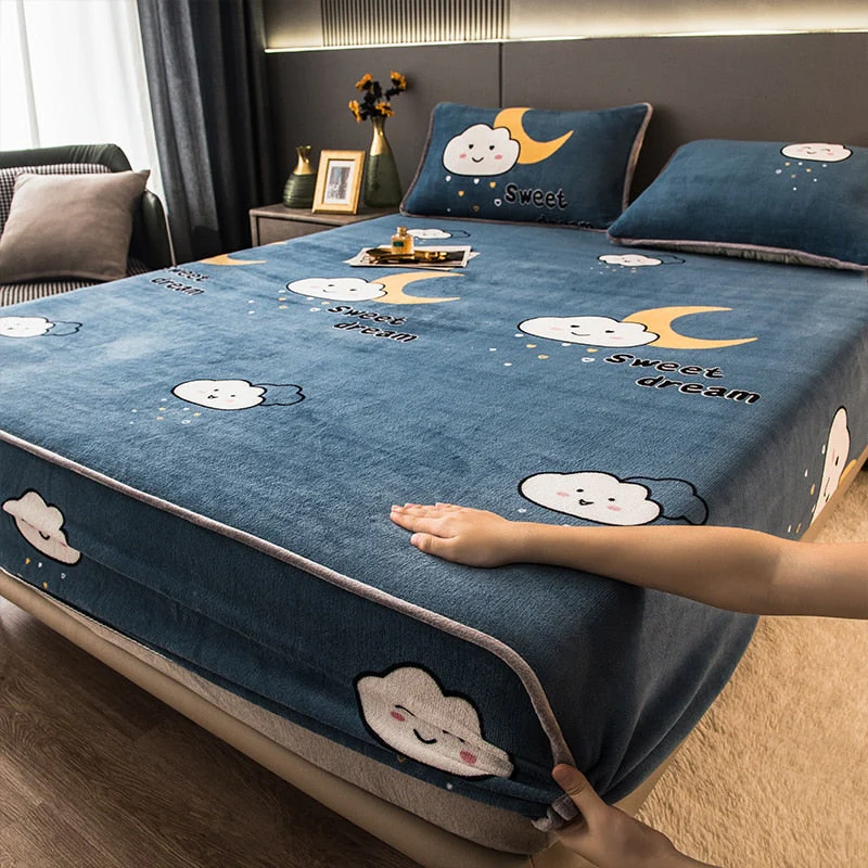 Non-Slip Elastic Thick Soft Mattress Cover - Image 9