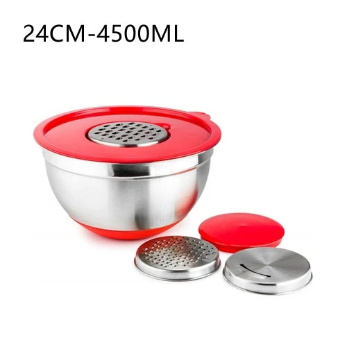 Non-Slip Multifunctional Grater Mixing Bowls - Image 13