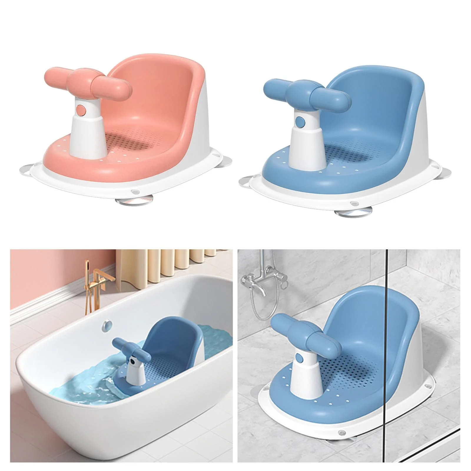 Non-Slip Newborn Baby Bath Seat - Image 3