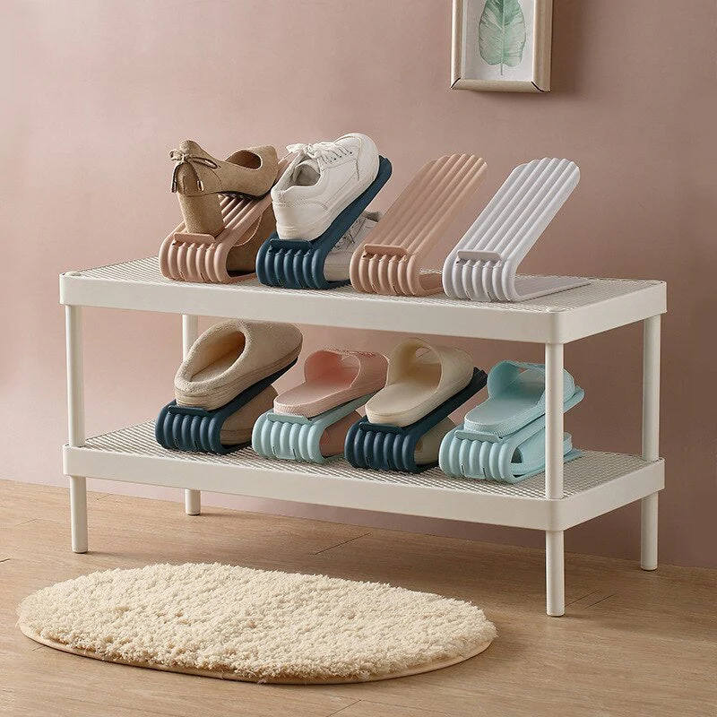 Non-slip Space Saving Adjustable Shoe Organizer - Image 4