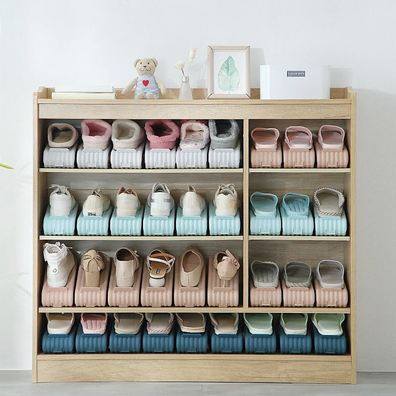 Non-slip Space Saving Adjustable Shoe Organizer - Image 5