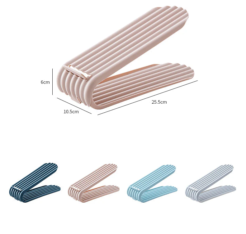 Non-slip Space Saving Adjustable Shoe Organizer - Image 6
