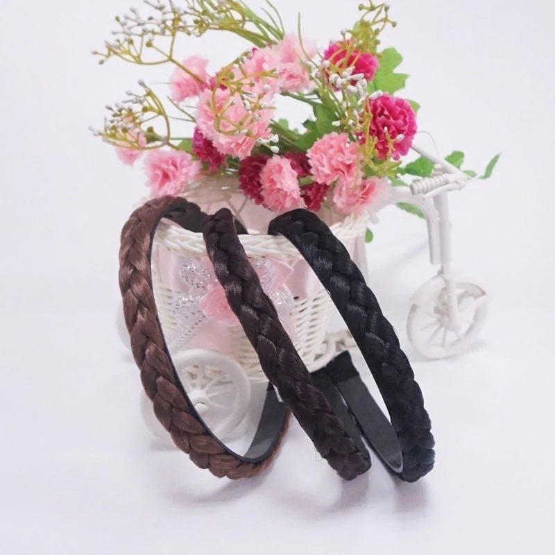 Non-Slip Synthetic Hair Adjustable Headband - Image 5