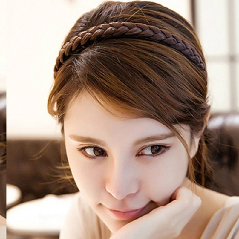 Non-Slip Synthetic Hair Adjustable Headband - Image 7