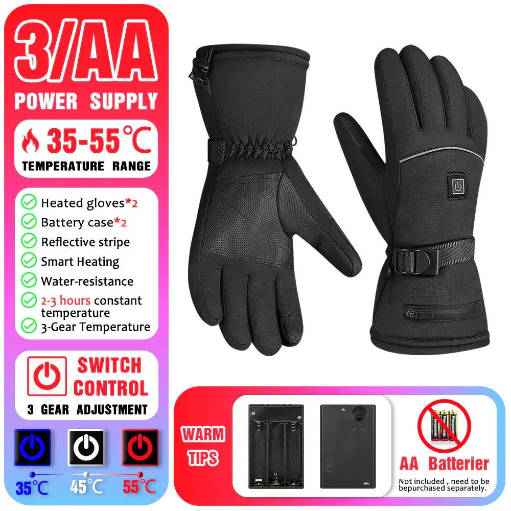 Non-Slip Waterproof Winter Heated Gloves - Image 7