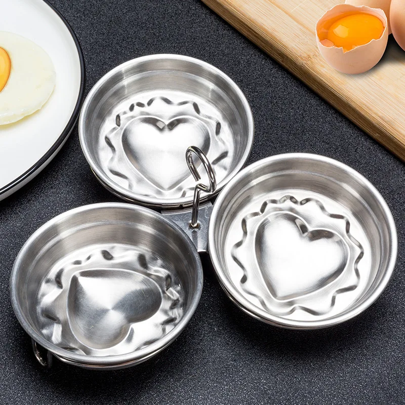 Non-stick Easy to Use Heart Shape Egg Maker Cookier - Image 3