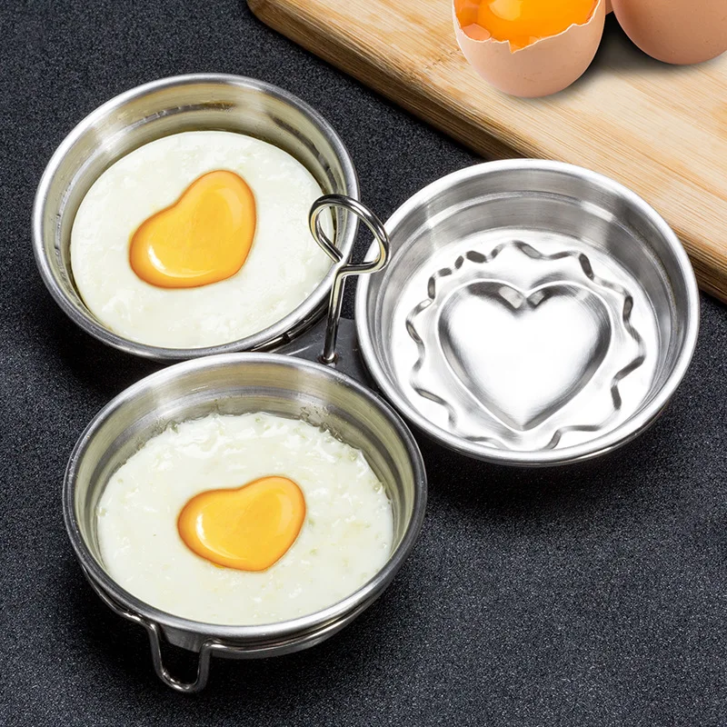 Non-stick Easy to Use Heart Shape Egg Maker Cookier - Image 4