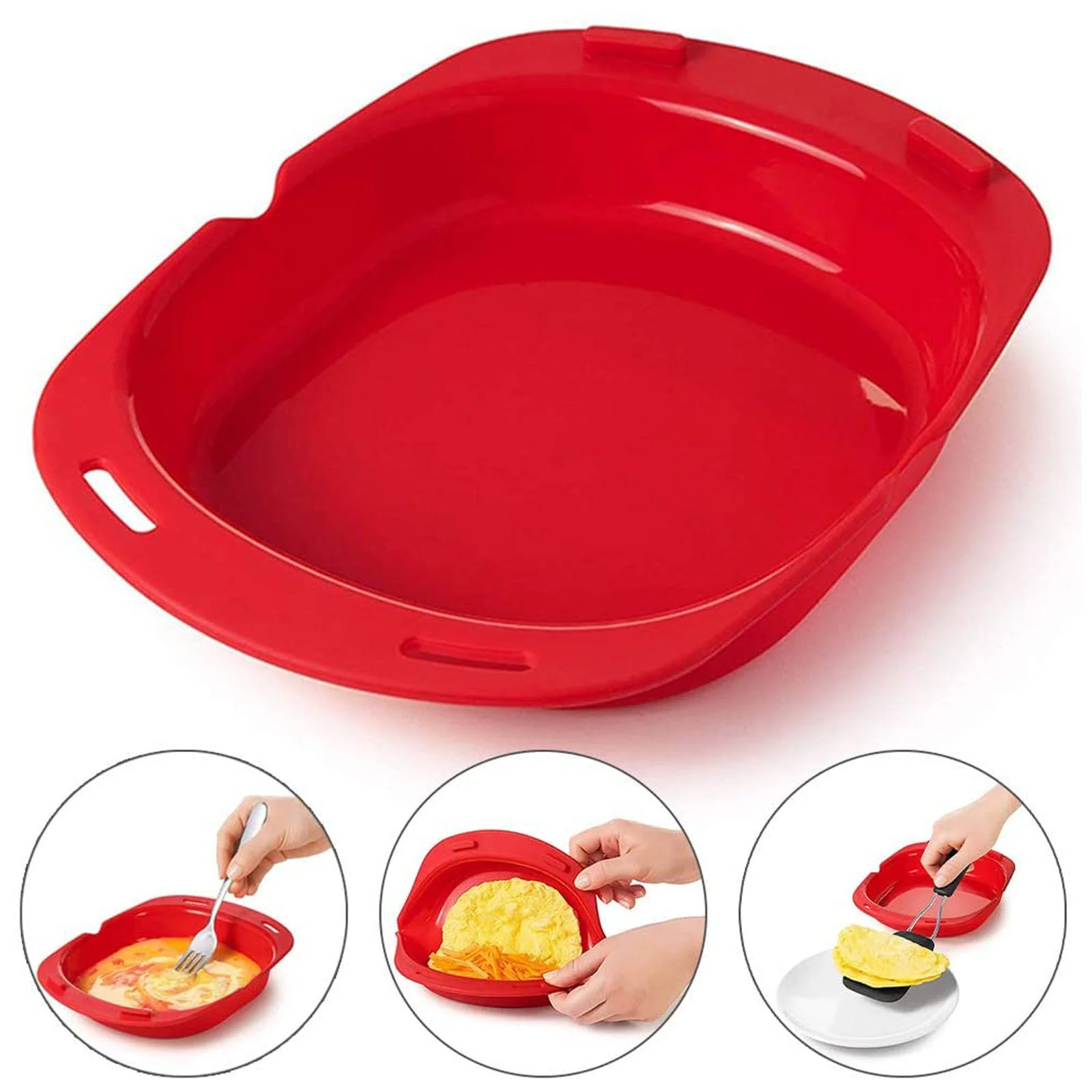 Non-Stick Microwave Omelette Maker - Image 6