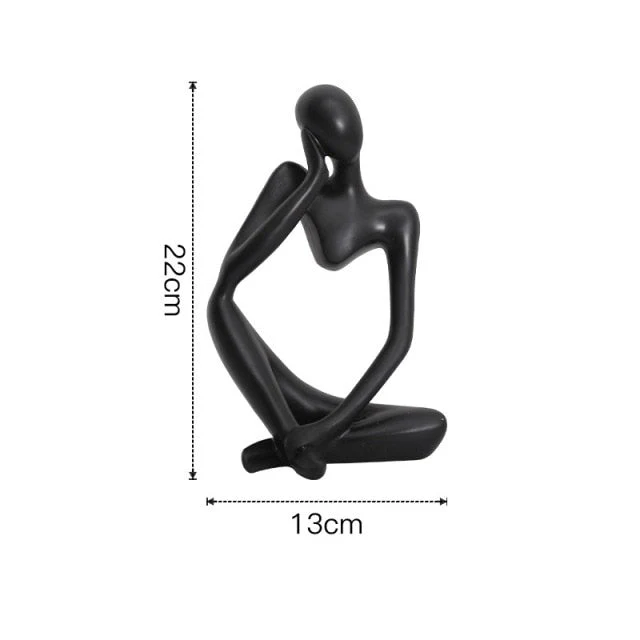Nordic Abstract Unique Thinker Figurine Home Decor - Image 9