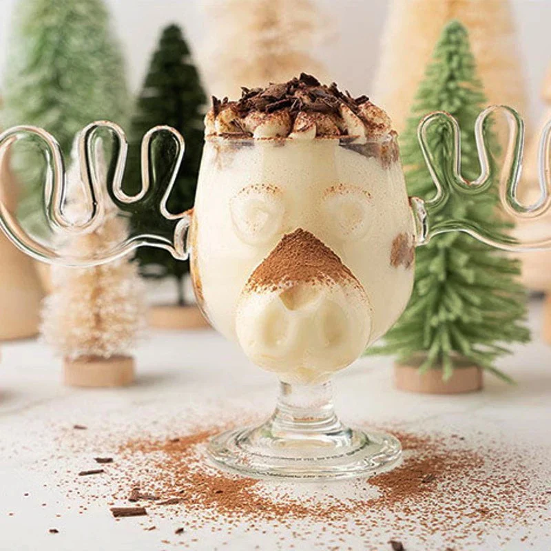 Nordic Antler Novelty Drinking Glass - Image 2