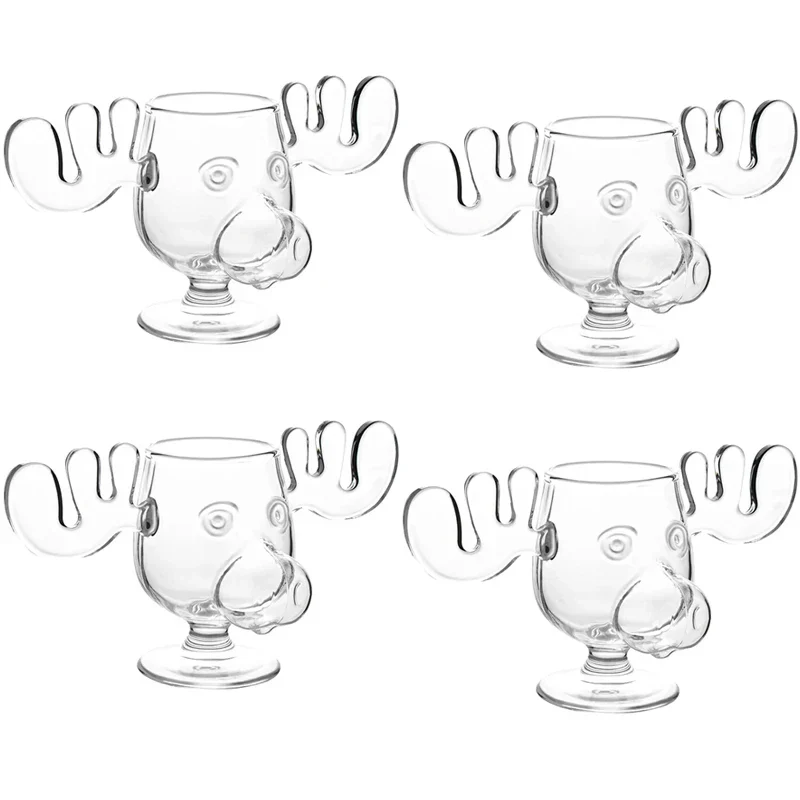 Nordic Antler Novelty Drinking Glass - Image 8