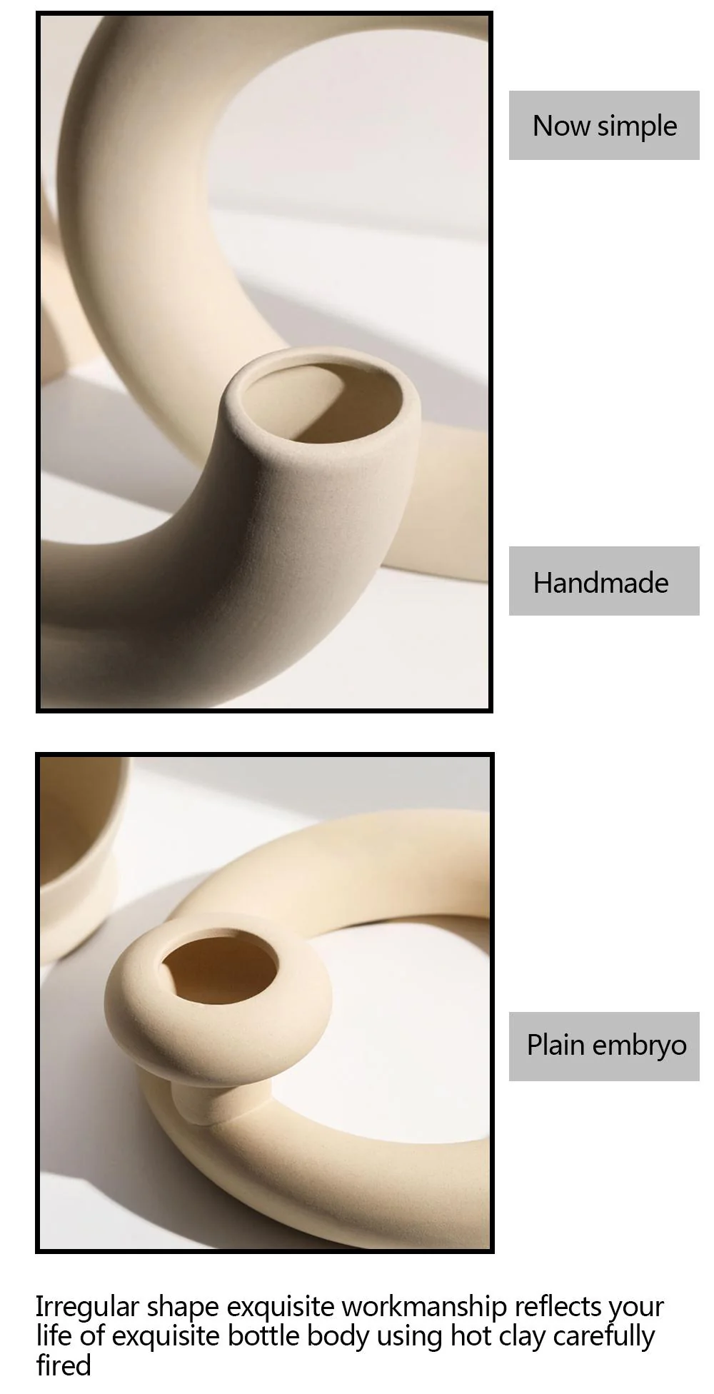 Nordic Art Elegant Flower Ceramic Vase - Image 10