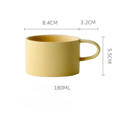 Nordic Colorful Elegant Matte Coffee Mugs - Image 11