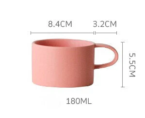 Nordic Colorful Elegant Matte Coffee Mugs - Image 12