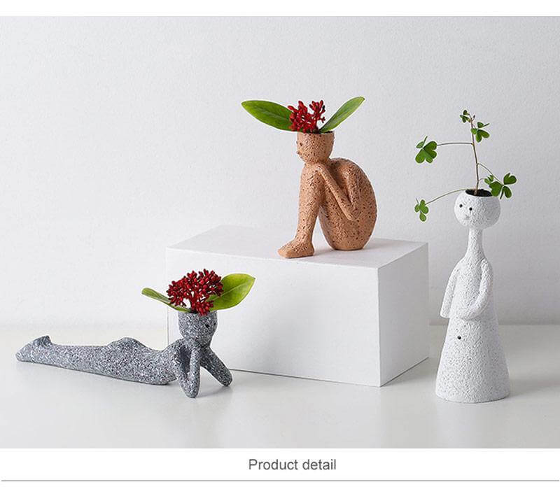 Nordic Creative Cut Portrait Flower Pots - Image 7