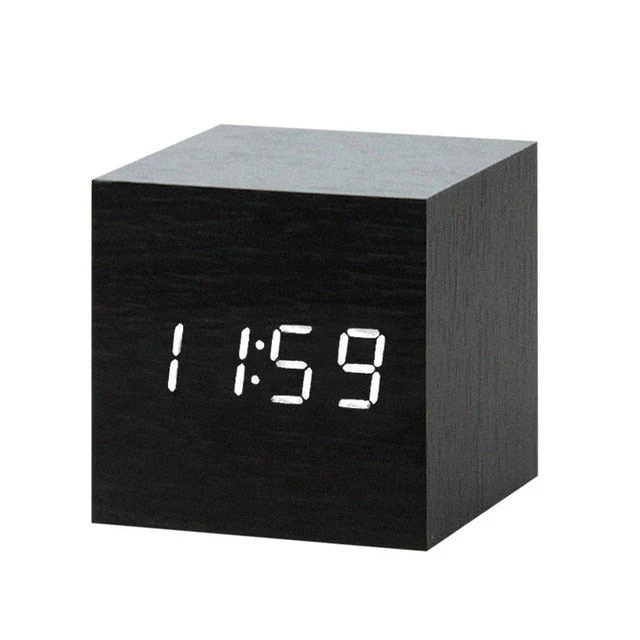 Nordic Digital Led Voice Control Alarm Clock - Image 9