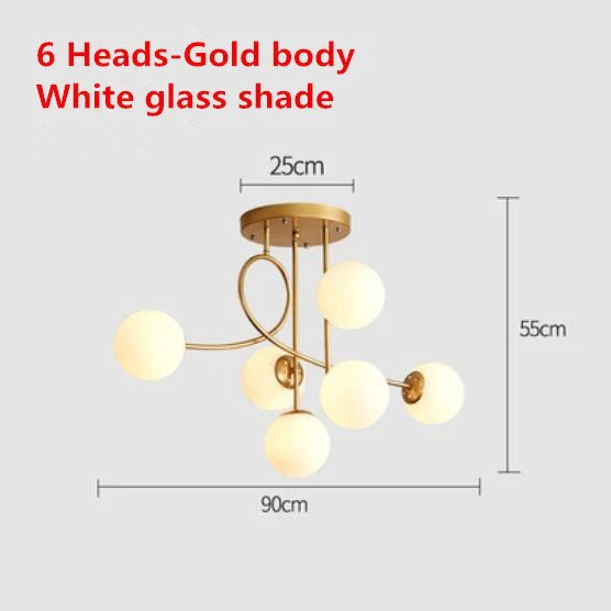 Nordic Elegant Pendant Hanging Chandelier Light - Image 3