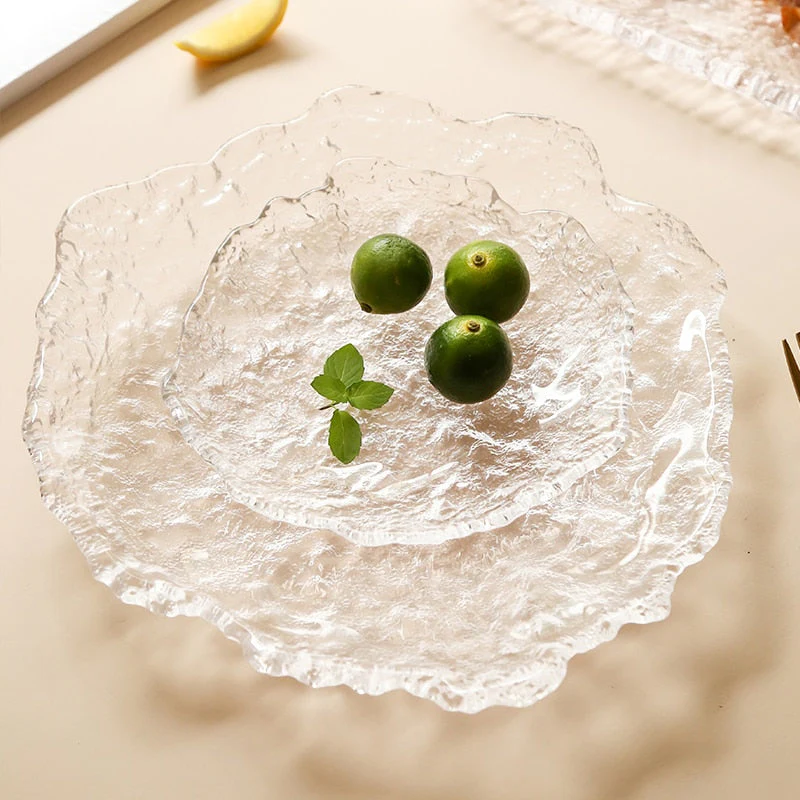 Nordic Frozen Style Glass Plates - Image 2
