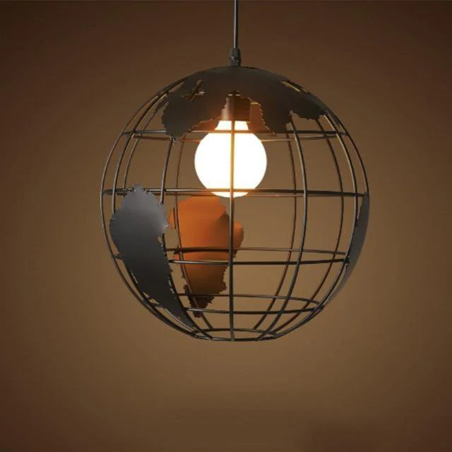 Nordic Globe Retro Lamp - Image 4