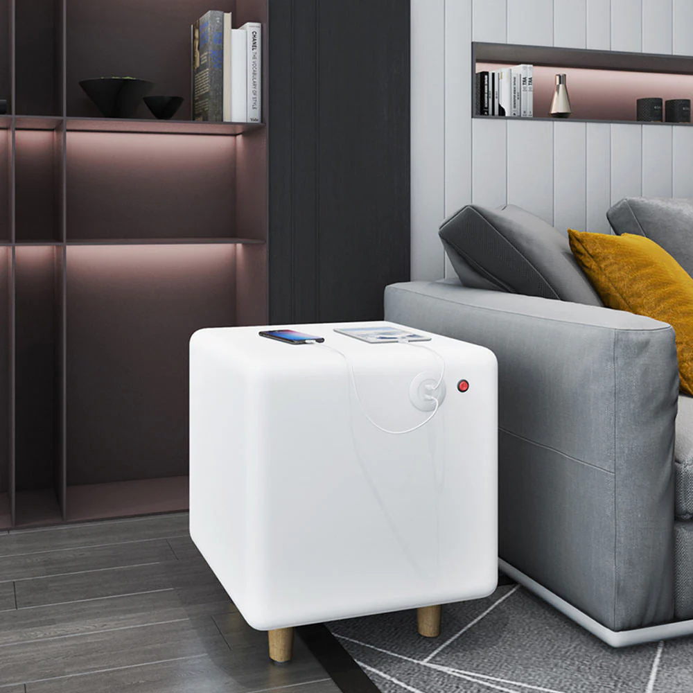 Nordic Glow Modern Voice-Activated Nightstand - Image 2