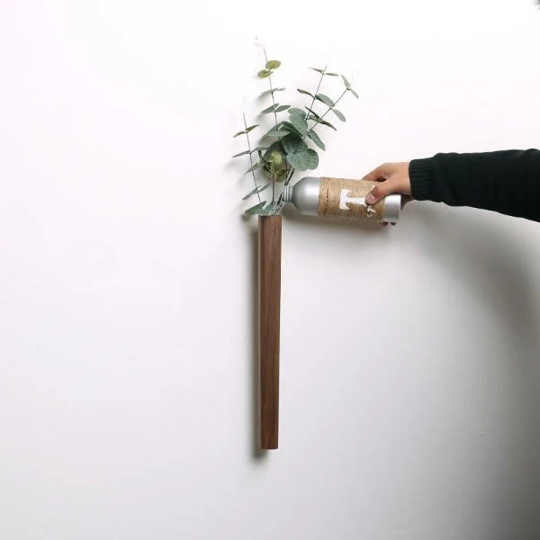 Nordic Handmade Wall Wood Vase