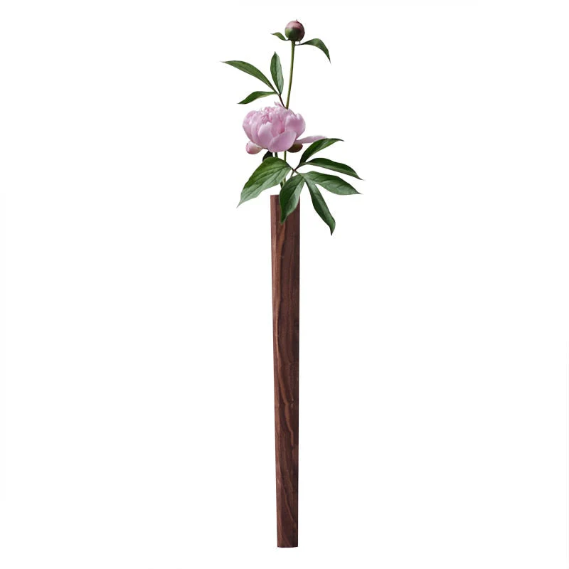 Nordic Handmade Wall Wood Vase - Image 6