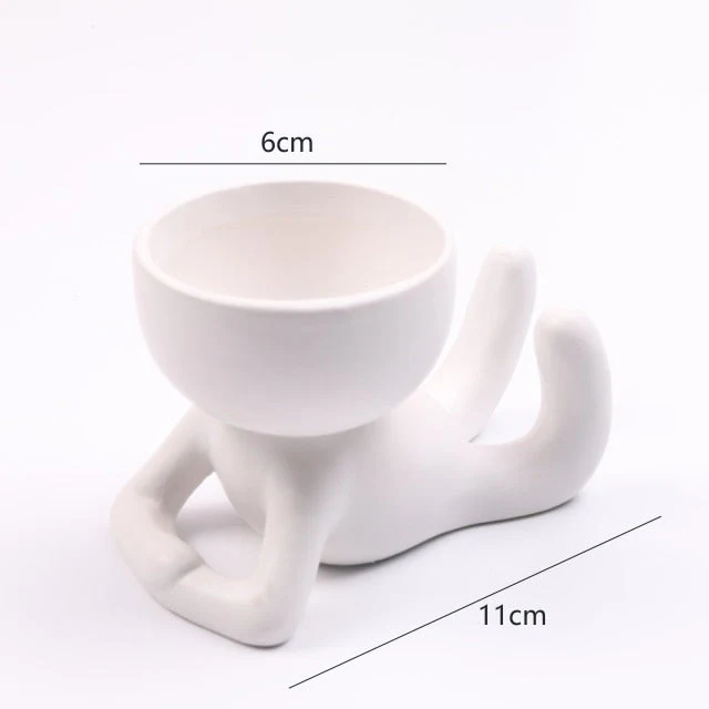 Nordic Hanging Miniature Human Flower Pots - Image 12