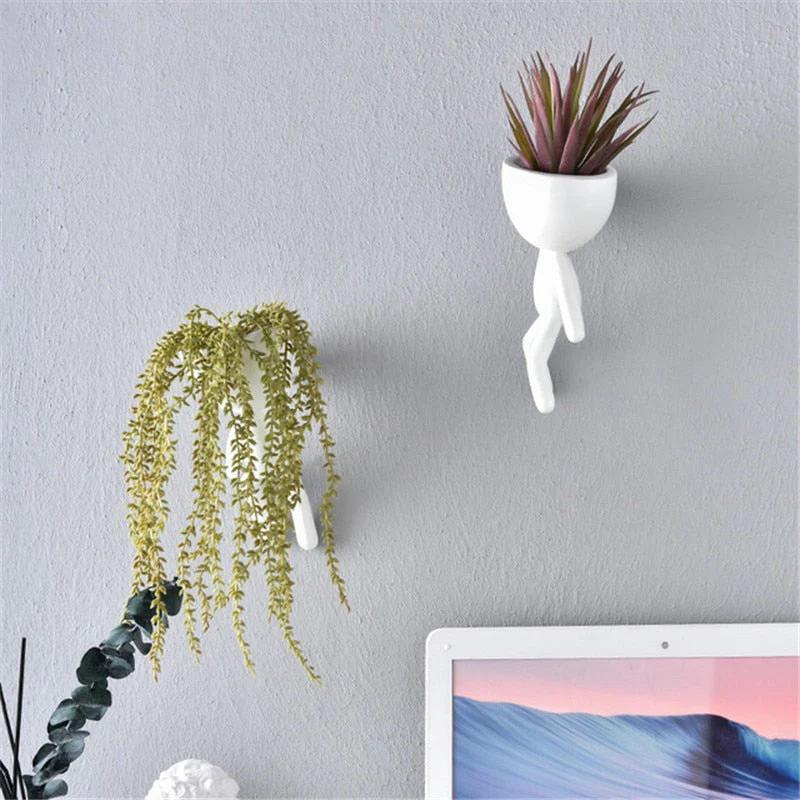 Nordic Hanging Miniature Human Flower Pots - Image 7