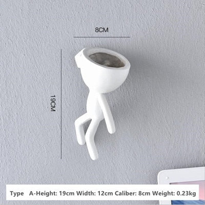Nordic Hanging Miniature Human Flower Pots - Image 8