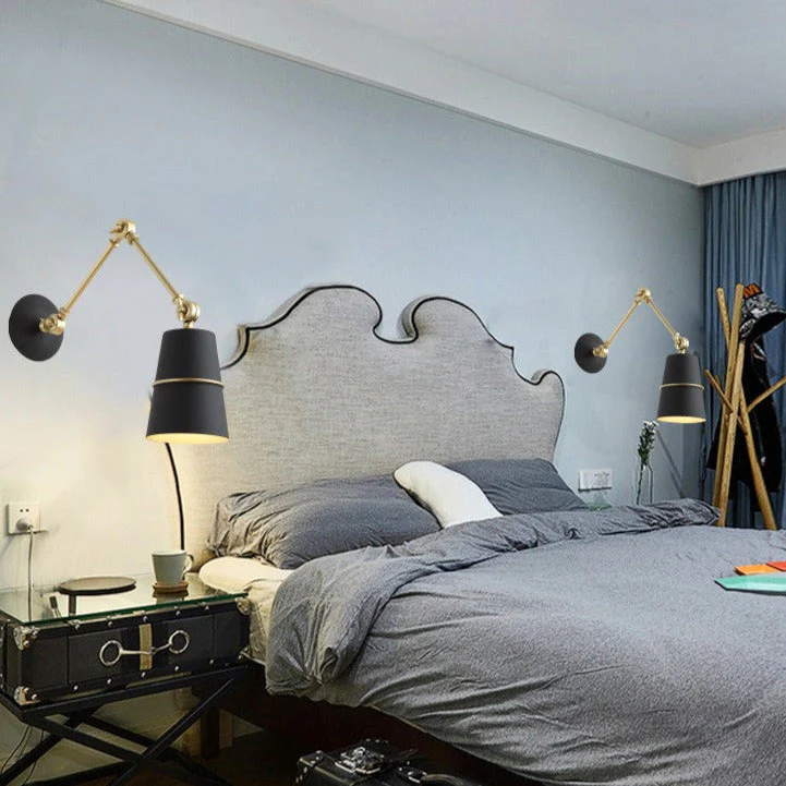 Nordic Iron Swing Long Arm Modern Wall Lamp - Image 3