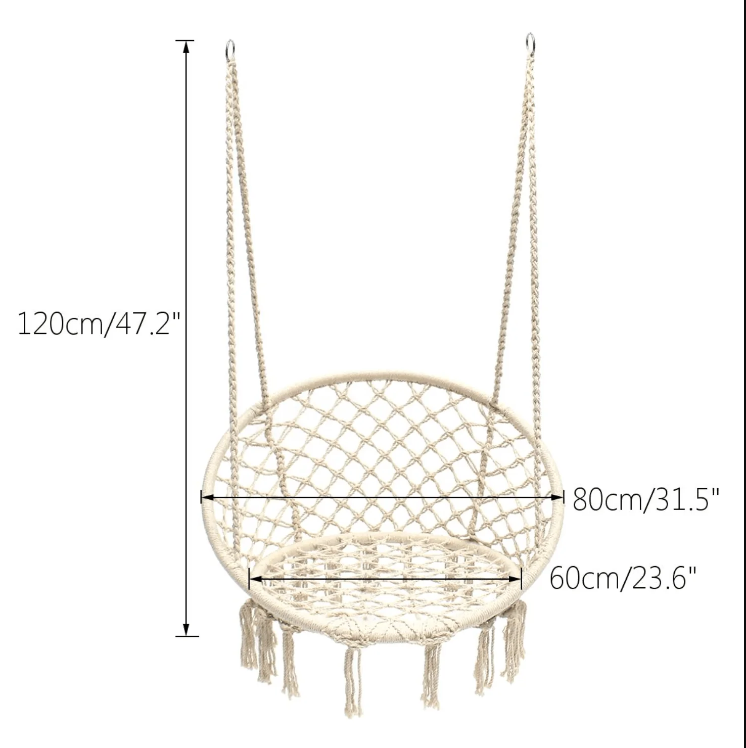 Nordic Knitted Outdoor Hammock - Image 5