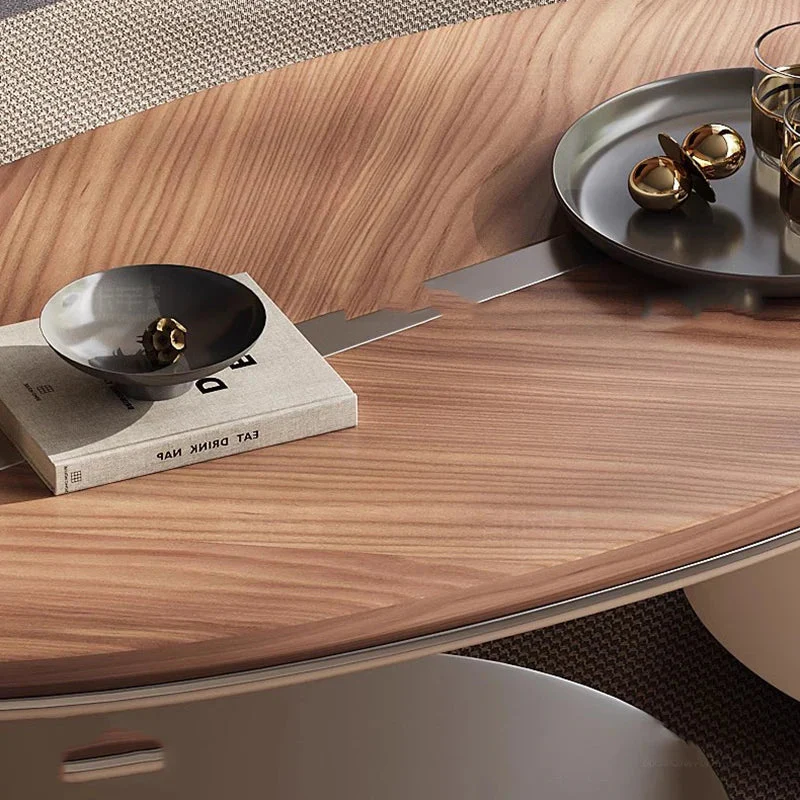 Nordic Leaf Wooden Elegant Coffee Table - Image 7