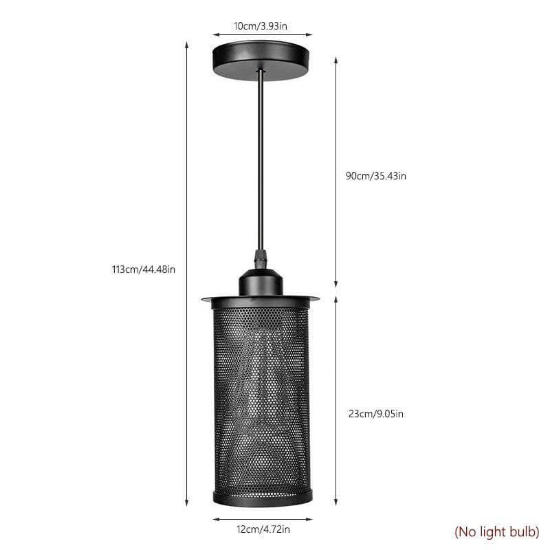 Nordic Loft Style Iron Cage Vintage Lamp - Image 6