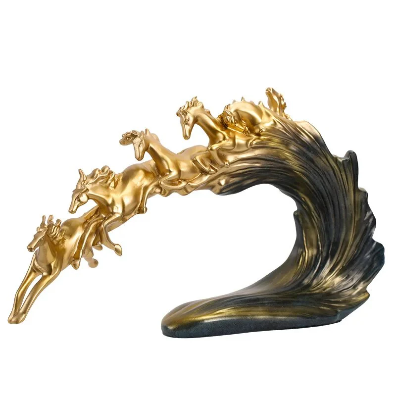 Nordic Luxury Galloping Horse Home Decoration - Image 11